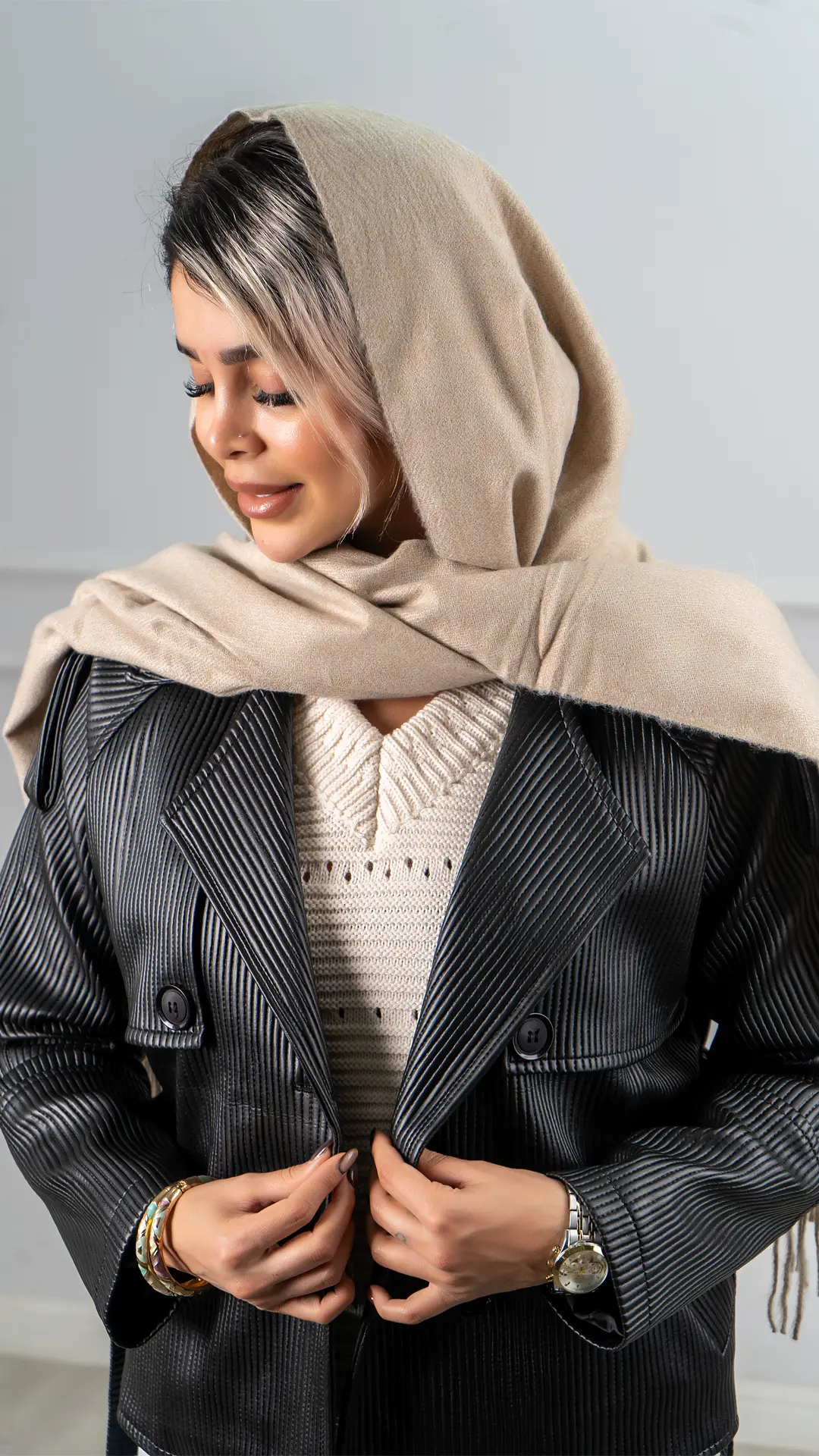 پالتو چرم زنانه آرتینا